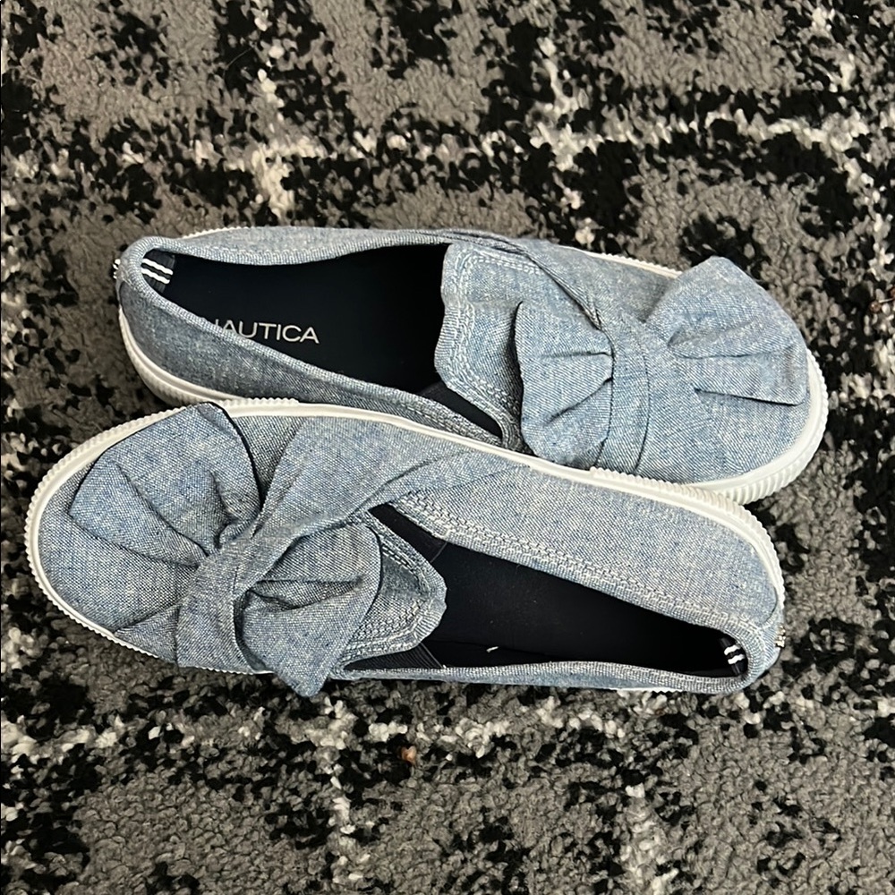 Nautica Blue Flats & Loafers Comfortable Style